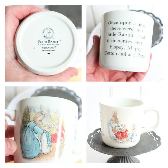 Vintage Peter Rabbit Small Mug from Wedgewood - Picture 2 of 2